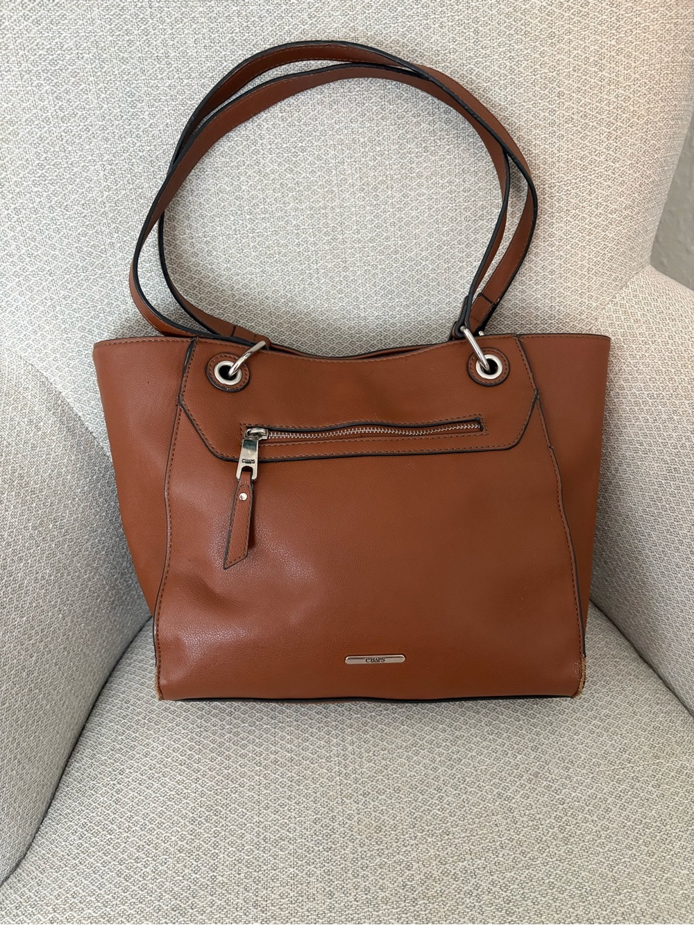 Chaps Shoulder Bag in Brown